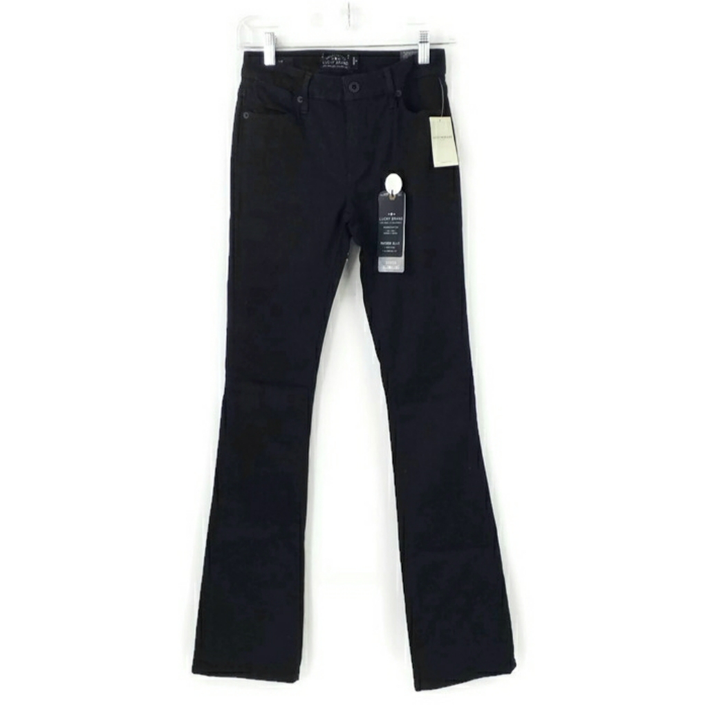 Lucky Brand Hayden Black Amber Stretch Bootcut Denim Jeans Womens 0024r